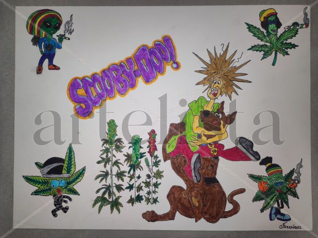 SCOOBY DOO Y EL FANTASMA DE LA MARIHUANA Rotulador