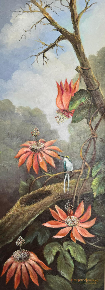 Picaflor en flores...