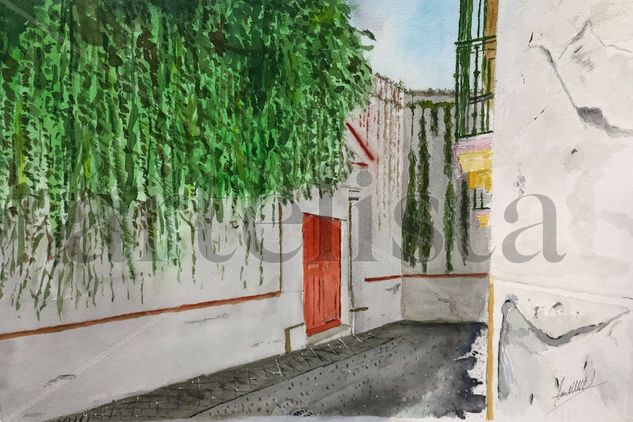 Calle Santa Isabel Watercolour Paper Landscaping