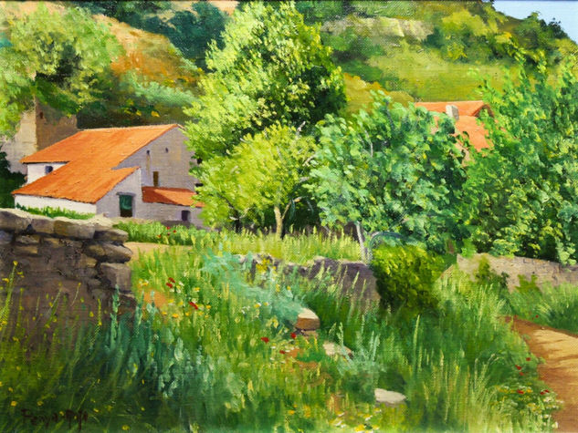 Masía el molino Charanga Oil Canvas Landscaping