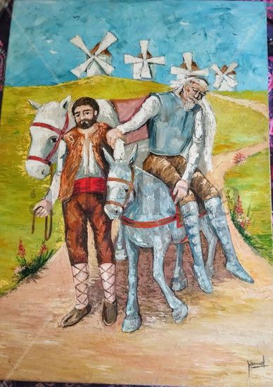 aflicción (quijote) Oil Canvas Others