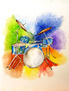 Colorfull drum