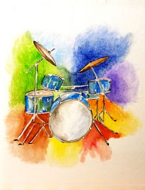 Colorfull drum