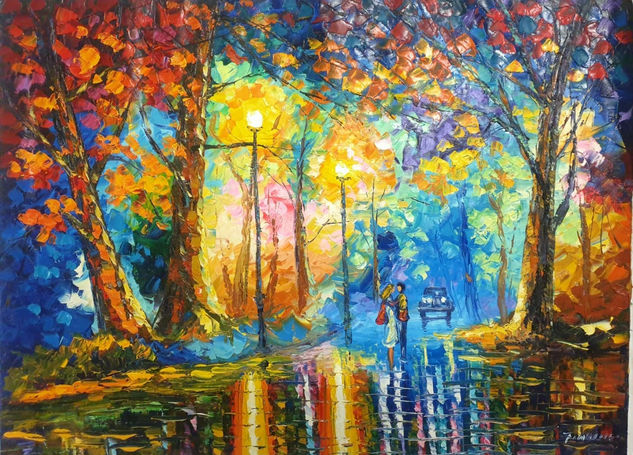 Emociones Fuertes Oil Canvas Landscaping