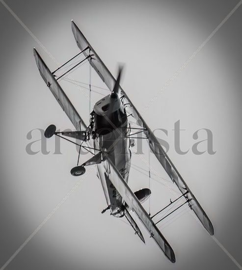 Avioneta Clásica Otras temáticas Blanco y Negro (Digital)