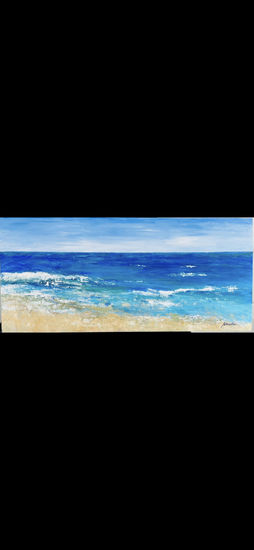 Mediterraneo Acrylic Canvas Marine Painting