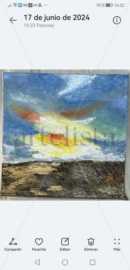 Cielo Acrylic Canvas Landscaping