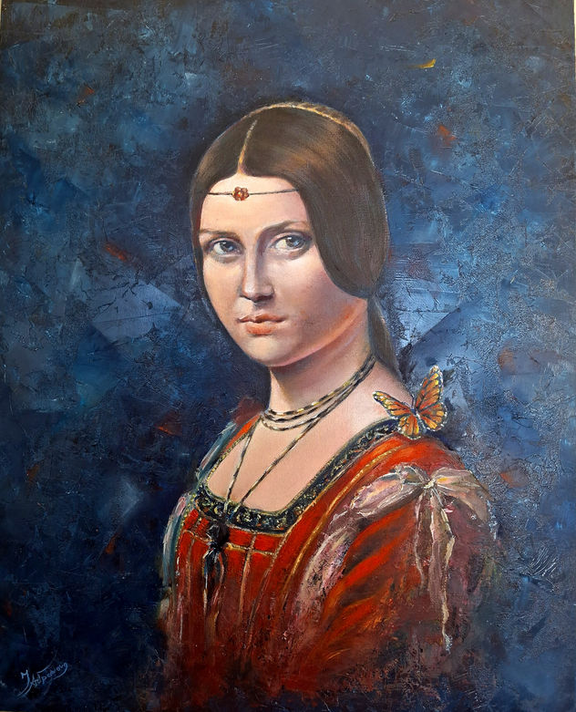 Un guiño a gran Leonardo. La bella ferretera
