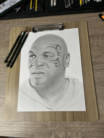 Mike tyson a lapiz