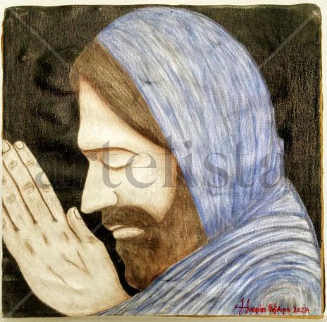 Yeshua praying