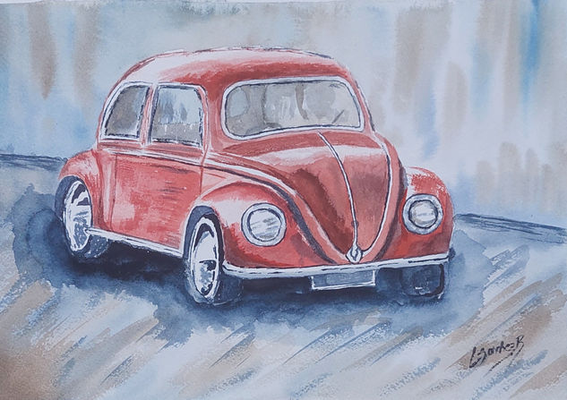 Coche Watercolour Card Others