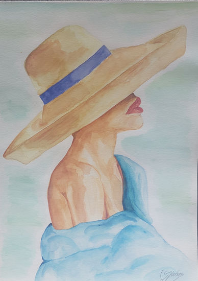 Retrato Watercolour Card Portrait