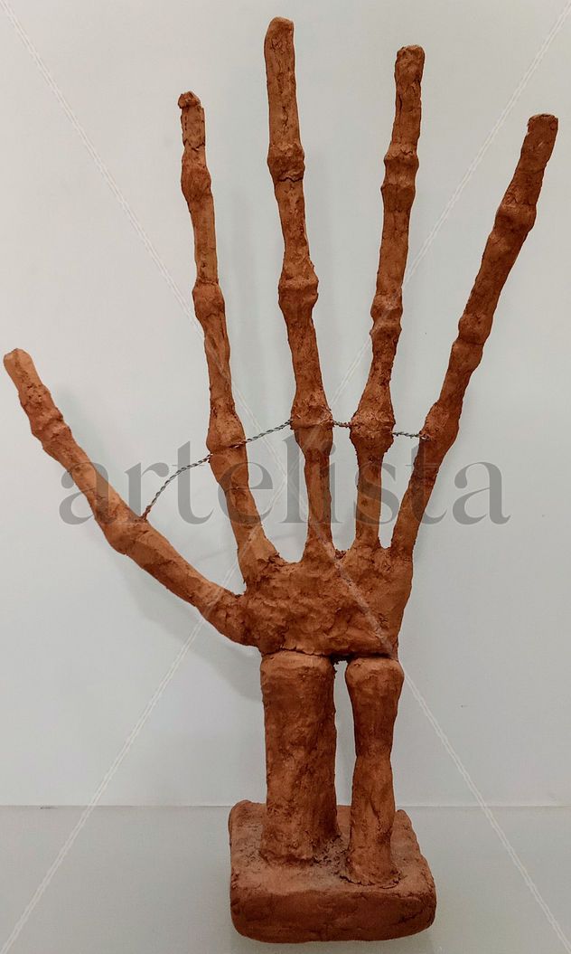 Escultura esqueleto Mano izquierda