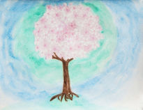 Pink spring tree 4