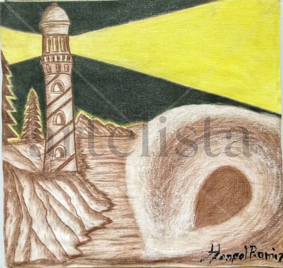 ARQUEO ANTROPO lantern house Mixed Media