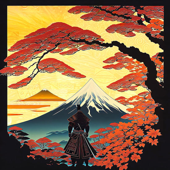 Mount Fuji and the Tea Ceremony 