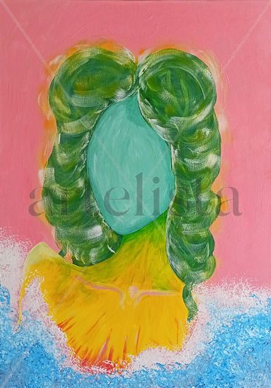 La Venus Soy Yo Acrylic Canvas Figure Painting