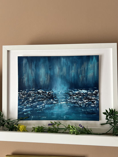 Aurora Boreal Acrylic Canvas Landscaping