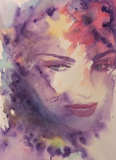 PENSATIVA Watercolour Paper Portrait