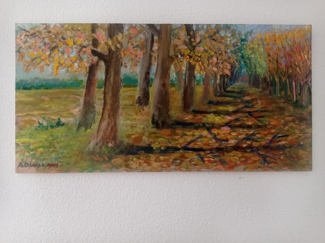 Otoño Oil Panel Landscaping