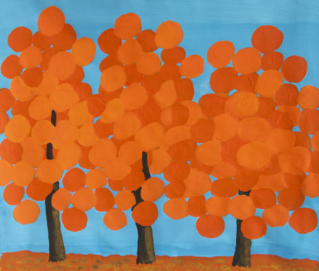 Orange trees on...