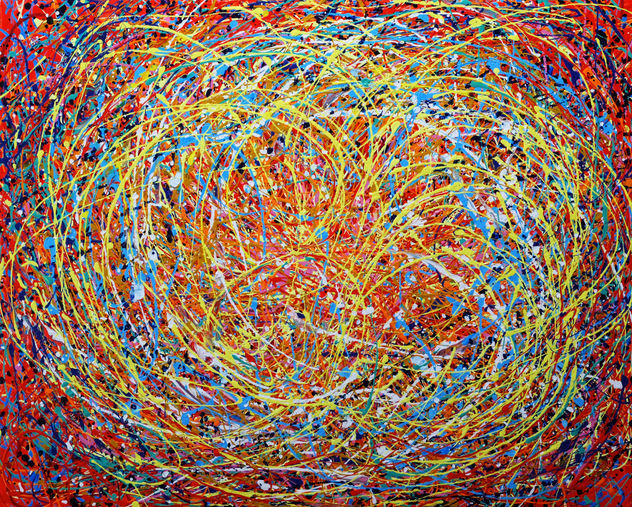 Anastasia Woron: "Un Universo Expresivo 2"- Acrílico Original (80x65 cm.) 2022