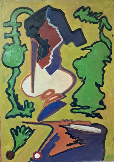 Duende camino. A casa Acrylic Card Others