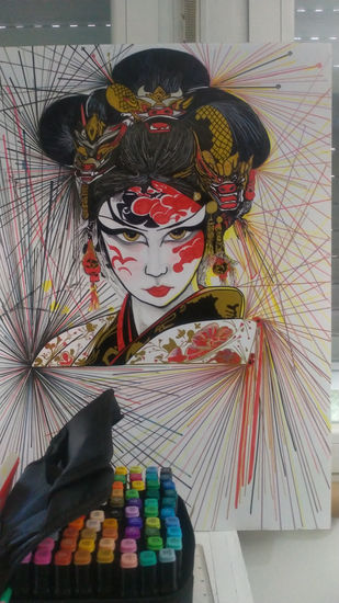 Geisha Making Pen