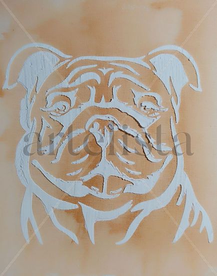 Bulldog Others Canvas Animals