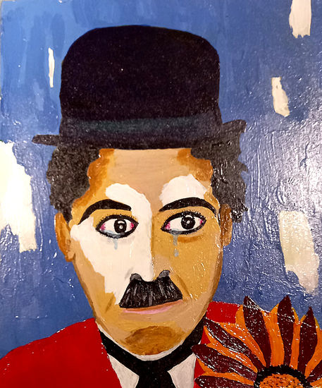 Chaplin en llanto Acrylic Others Others