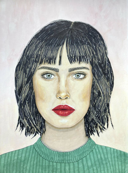 Lámina Retrato Morena