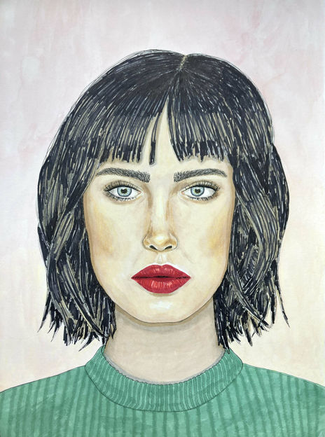 Lámina Retrato Morena