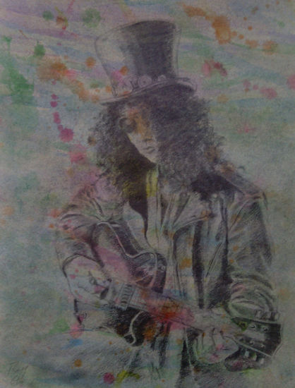 La pesadilla de Slash Mixed Media