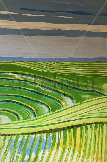 Campos de cultivo III Oil Canvas Others