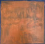 Naranja sobre azul