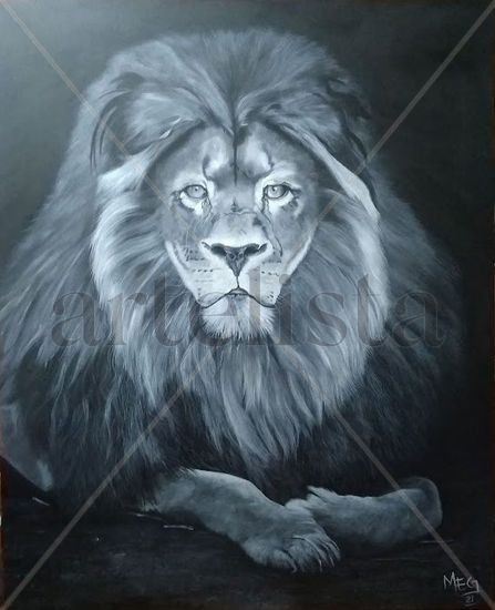 El REY Oil Canvas Animals