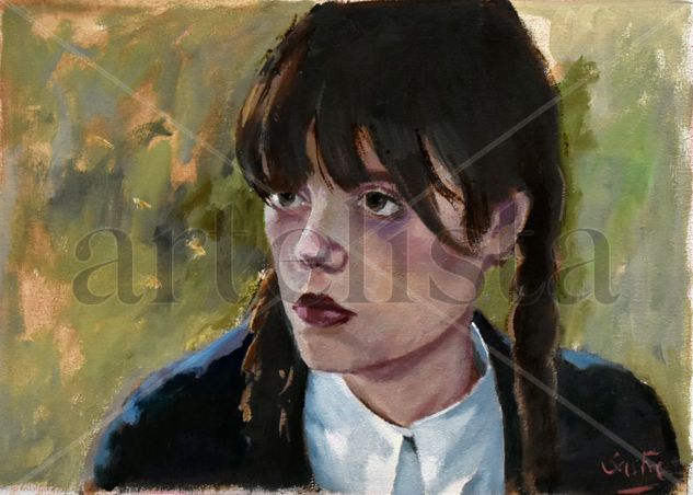 Miercoles Oil Canvas Portrait