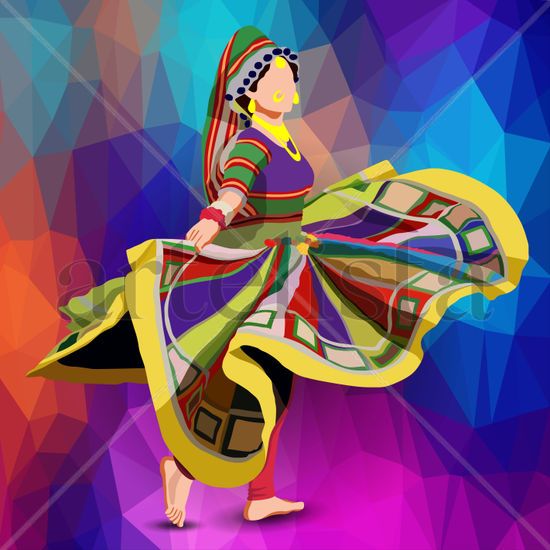 A dancer in traditional attire spins gracefully 