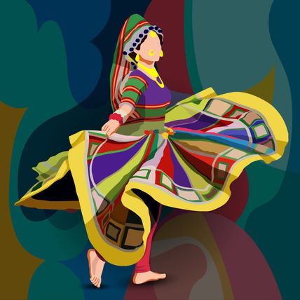 A colorful, joyful...