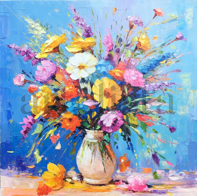 Flowers in vase 1364