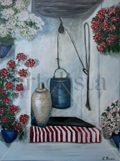 Pozo andaluz Oil Canvas Landscaping