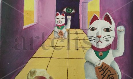 Gatos y óleos