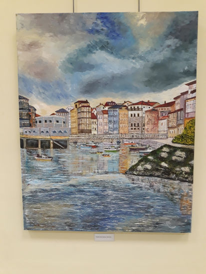 PUERTO DE LLANES Oil Canvas Landscaping