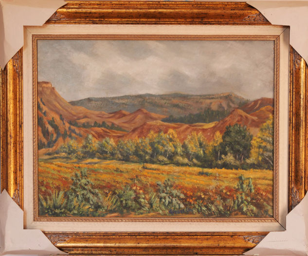 "Otoño en el Henares" (zona Alcalá H.) Oil Canvas Landscaping