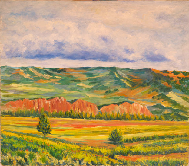 "Meseta del Henares"  (zona Azuqueca) Acrylic Panel Landscaping