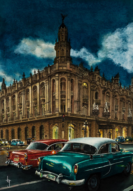 La Habana al anochecer