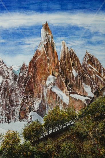 Majestuoso Torre Watercolour Paper Landscaping