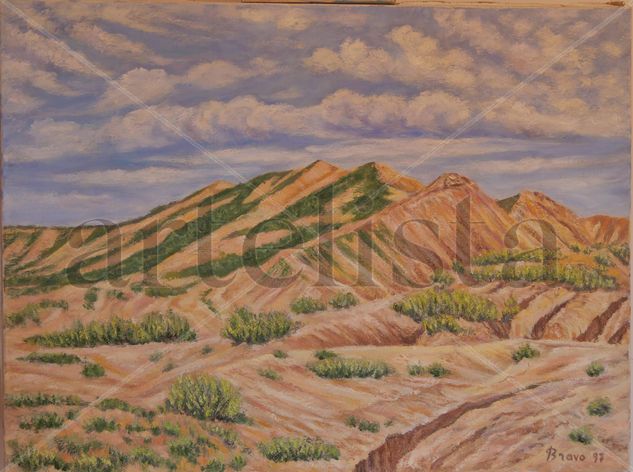 "Desierto de las Bardenas Reales" Oil Canvas Landscaping