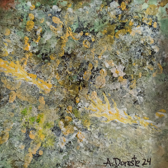 Luz entre el musgo Mixed media Paper Others