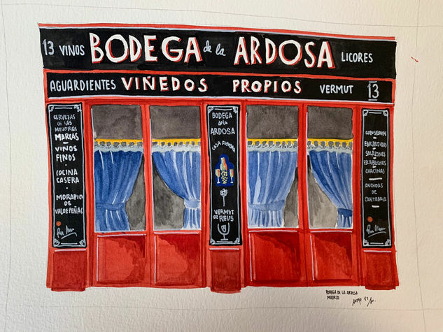 Bodega la Ardosa Watercolour Paper Others